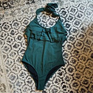 Cupshe Emerald Green One Piece Bathing Suit